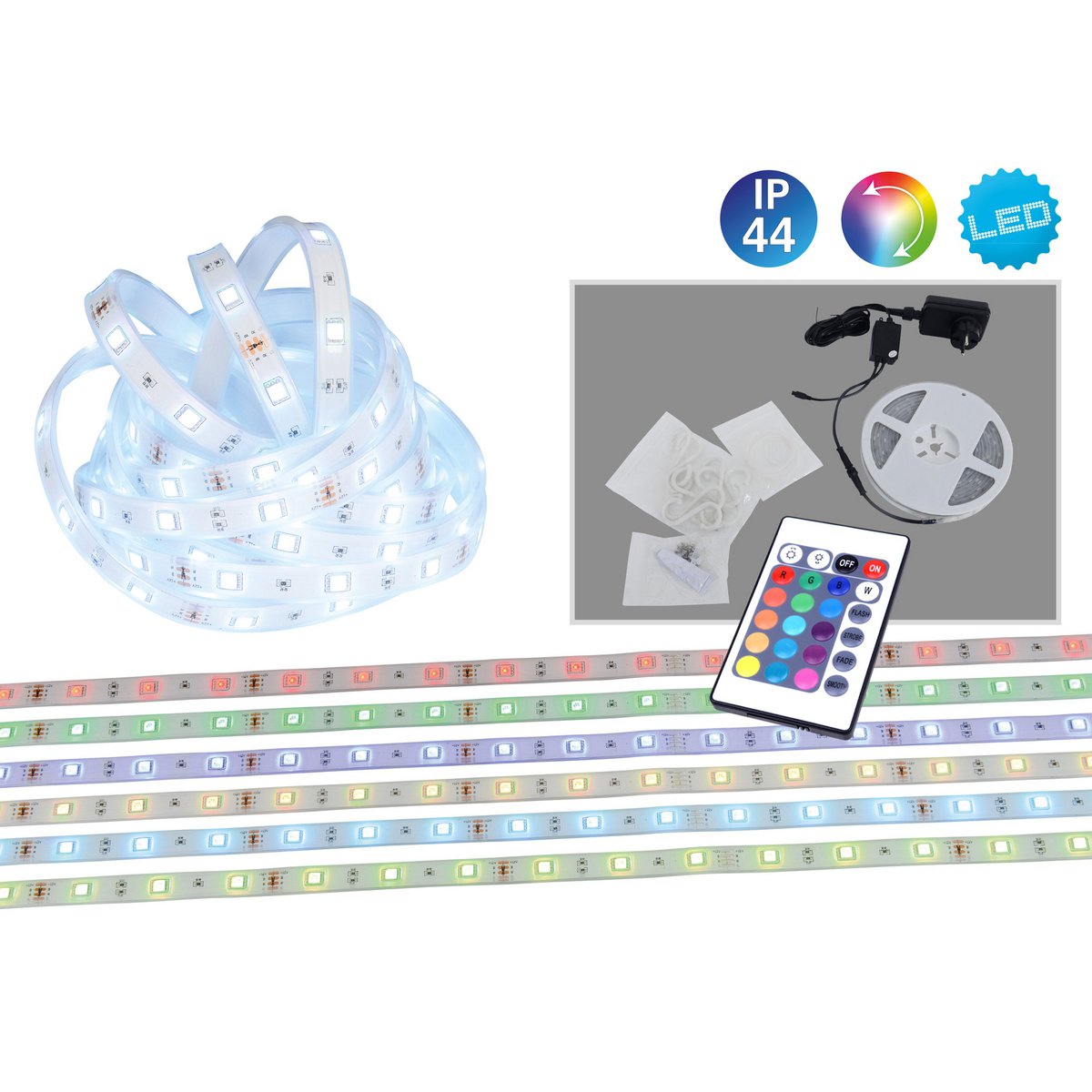 LED "Stripe" buiten 5 m RGB