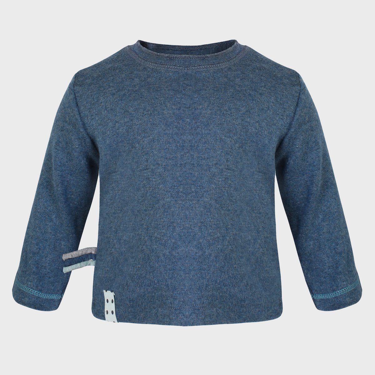 OrganicEra biologische baby-l/s-t-shirt, indigo
