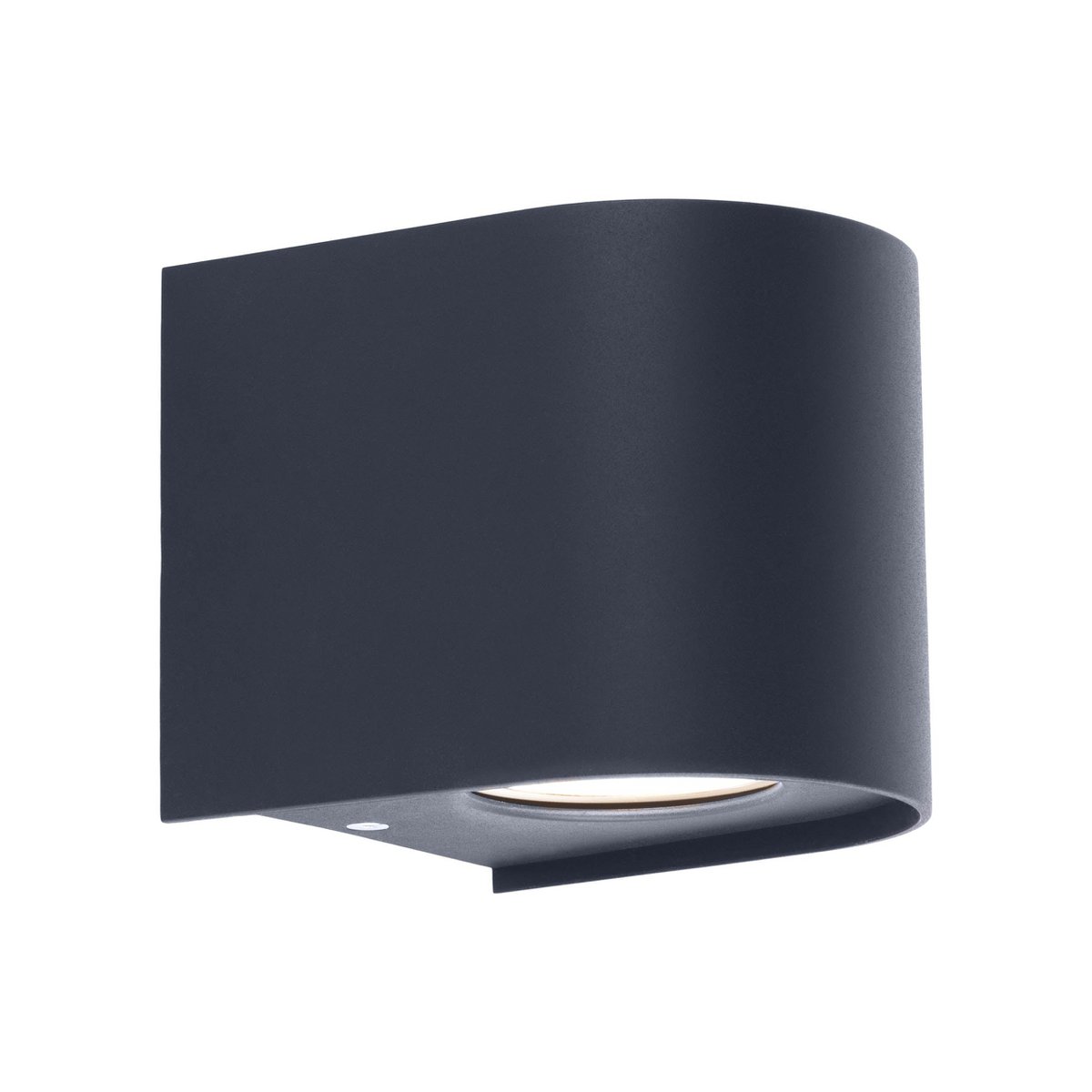 De "Alecto" LED -lamp meet 10,5 x 11,7 cm en is 10 cm hoog. Het bestaat uit een hoogwaardig plastic met een enigszins gestructureerd oppervlak dat eruit ziet als geschilderd. Tijdloos zwart maakt de lamp universeel bruikbaar.