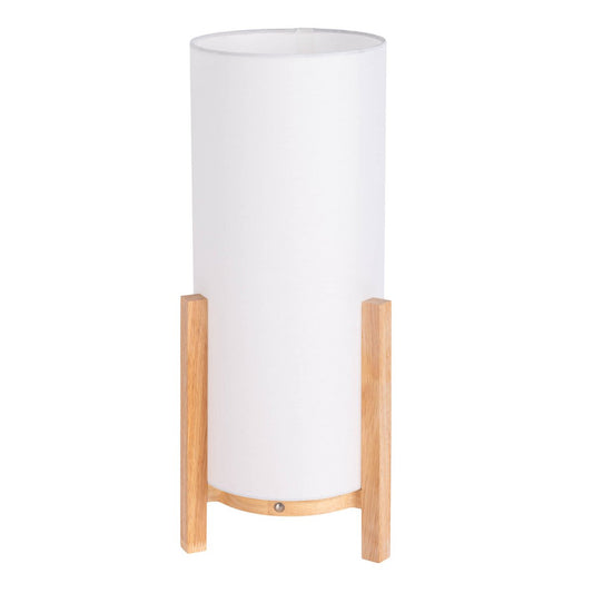 Ackitical Lamp "Madita" 48 cm hoog, in wit/natuur, met geïntegreerde LED, dimbaar met aanraaksensor