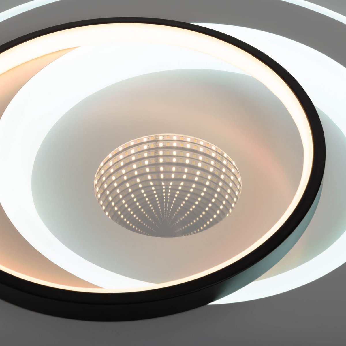 LED -plafondlicht 3D -effect "malea" Ø 49 cm, met veel functies, waaronder afstandsbediening