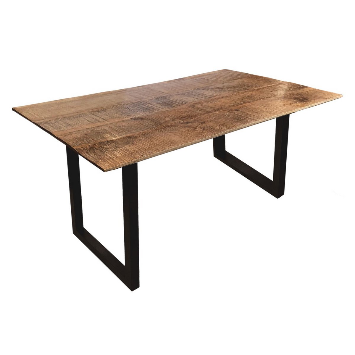 Eettafel mango houten vaste stof - maten 120x80 / 160x90 / 200x100 cm - massief houten tafel rechthoekig