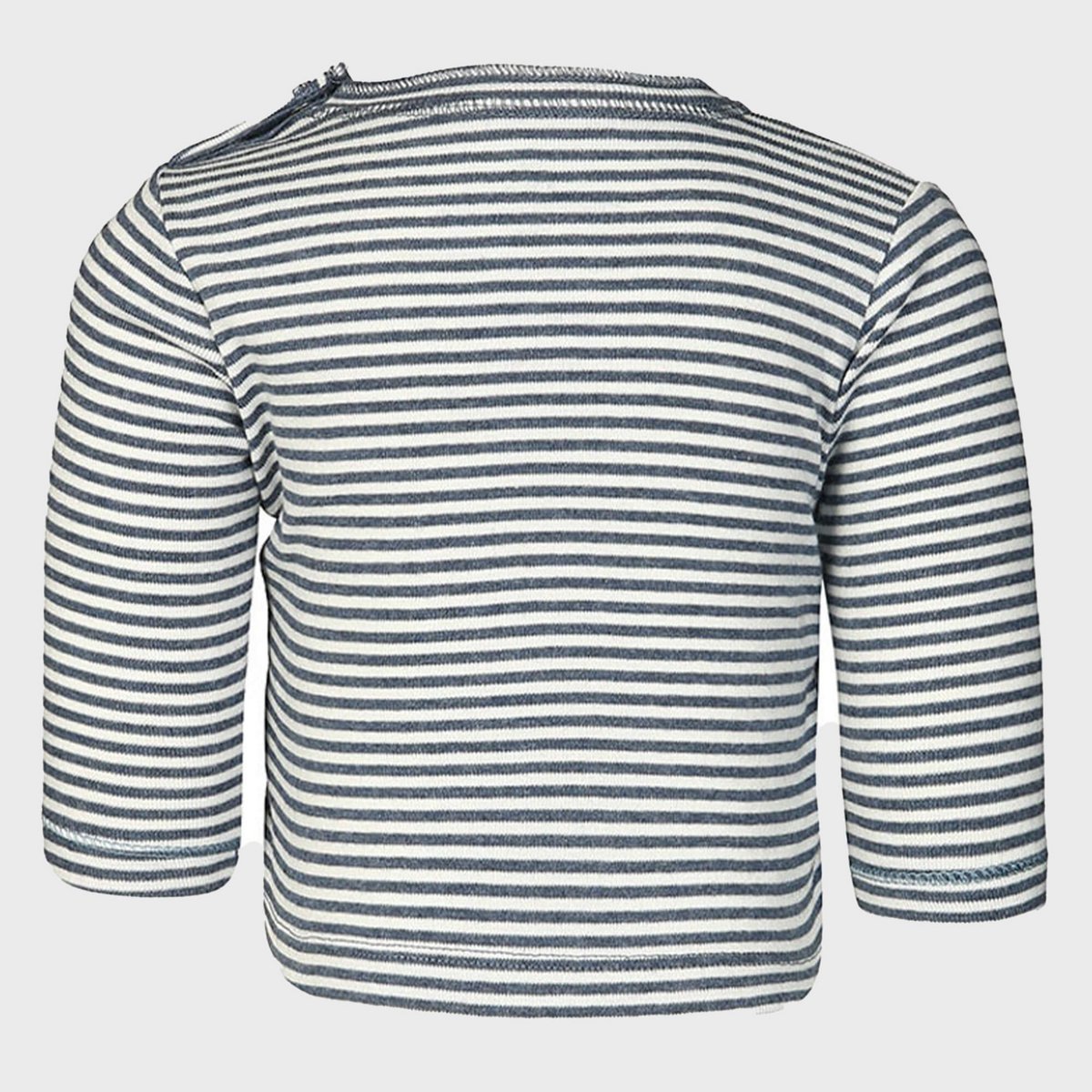OrganicEra biologische baby-l/s-t-shirt, indigo gestreept