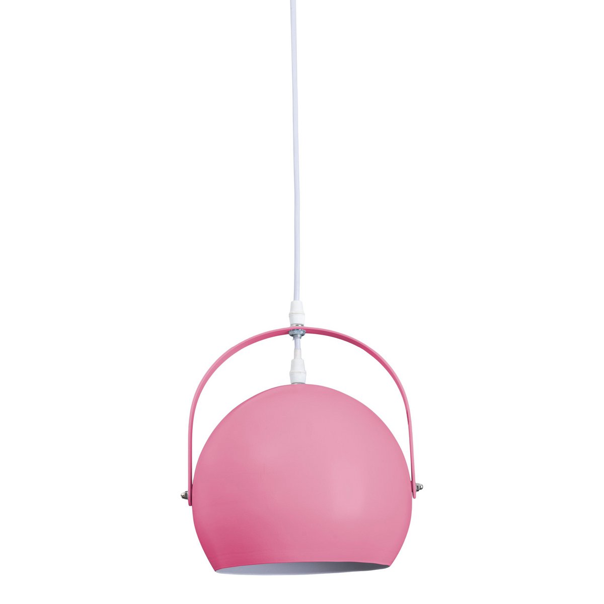 Hanger lamp "Colorado" roze Ø ca. 25 cm, metaal, E27 -aansluiting, verlichting voor woonkamer, eetkamer, kinderkamer