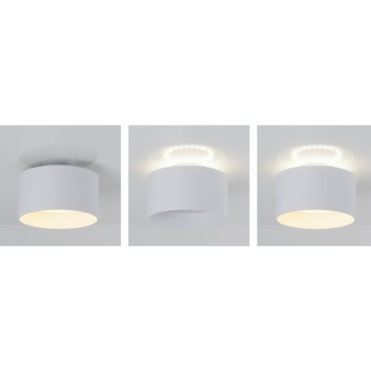 LED spot "Trios" d: 14cm wit