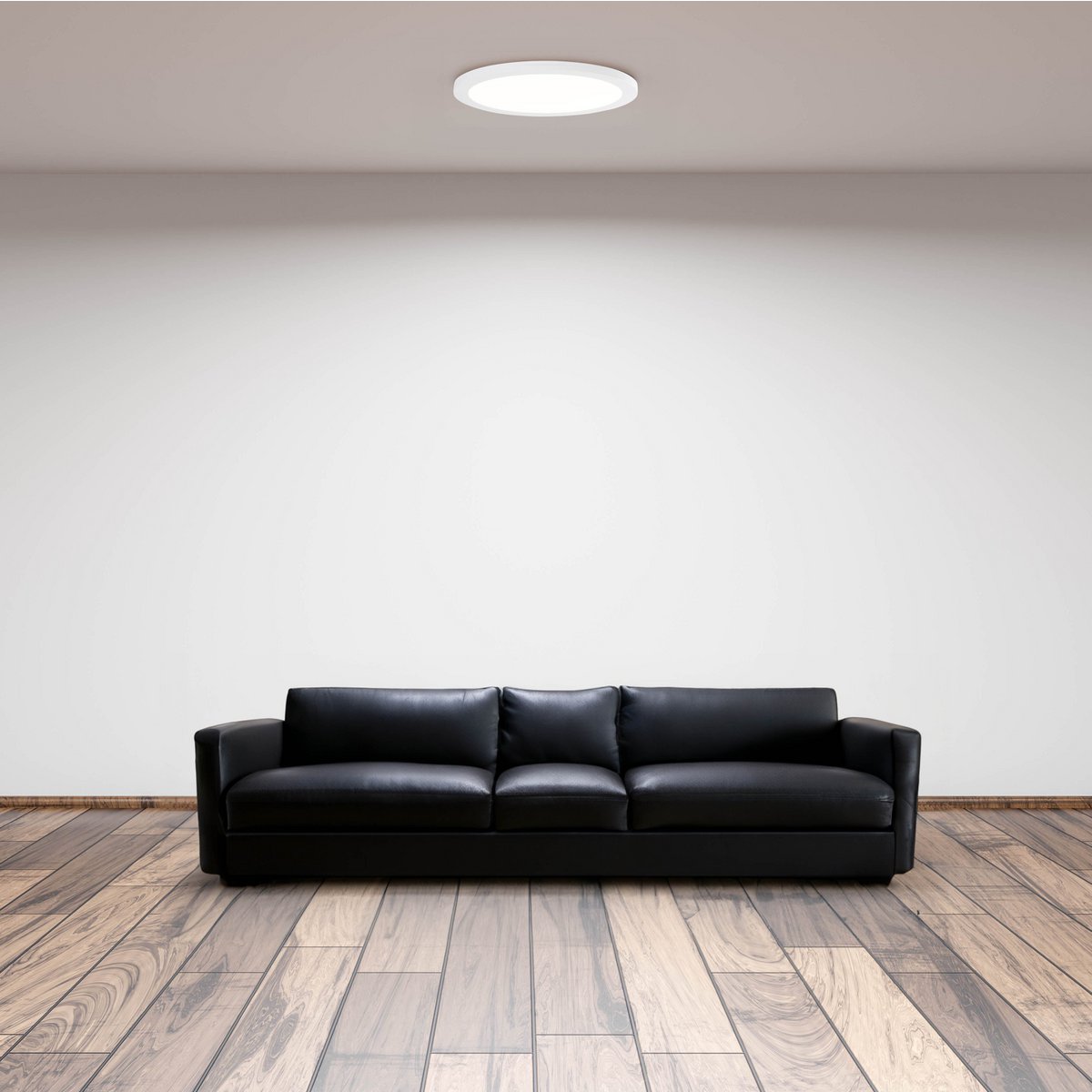 LED-plafondlamp "bonus" Ø21,7 cm, functionele lichtinstallatie en structuur mogelijk, plafondlamp gemaakt van metaal en plastic in wit, met stevig ingebouwde LED's, waaronder CCT-kleurwisselaar