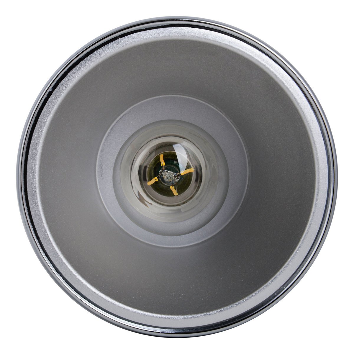 Hanger lamp "stijl", retro klassiek, hanglamp gemaakt van chroom-glanzend metaal met E27-aansluiting, paraplu Ø23 cm, ideaal voor eetkamer, woonkamer en keuken.