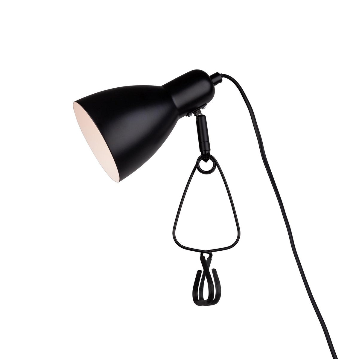 Klemtafels "Mara" Matt Schwarz voor E14 Max. 18 Watt, voor interieur, 28 cm hoog