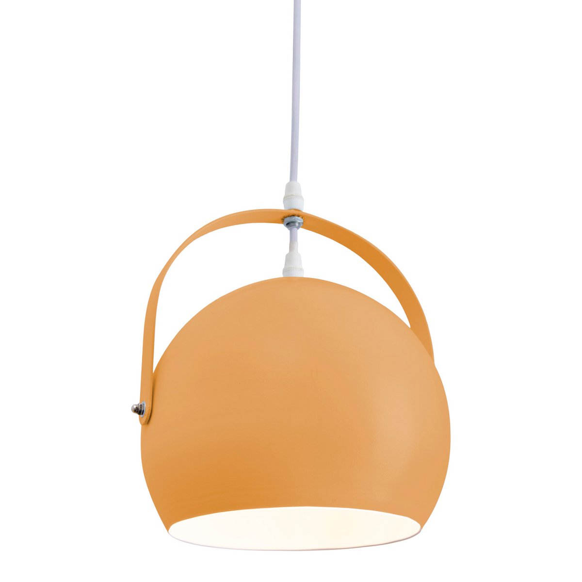 Hanger lamp "Colorado" oranje Ø ca. 25 cm, metaal, E27 -aansluiting, verlichting voor woonkamer, eetkamer, kinderkamer