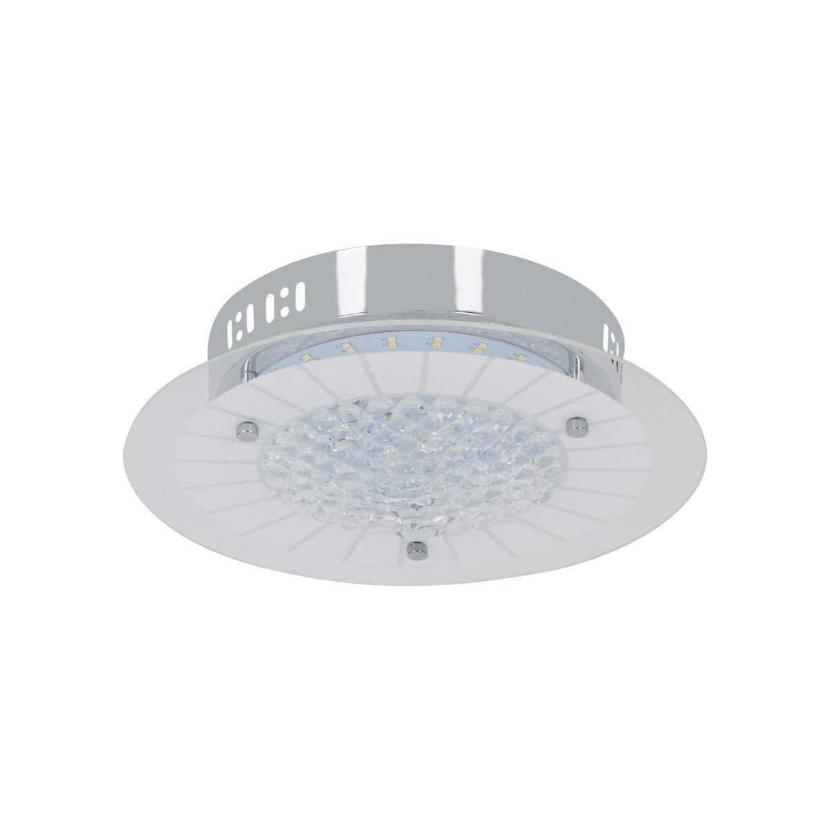 LED plafondlamp "Chur" met kristaleffect