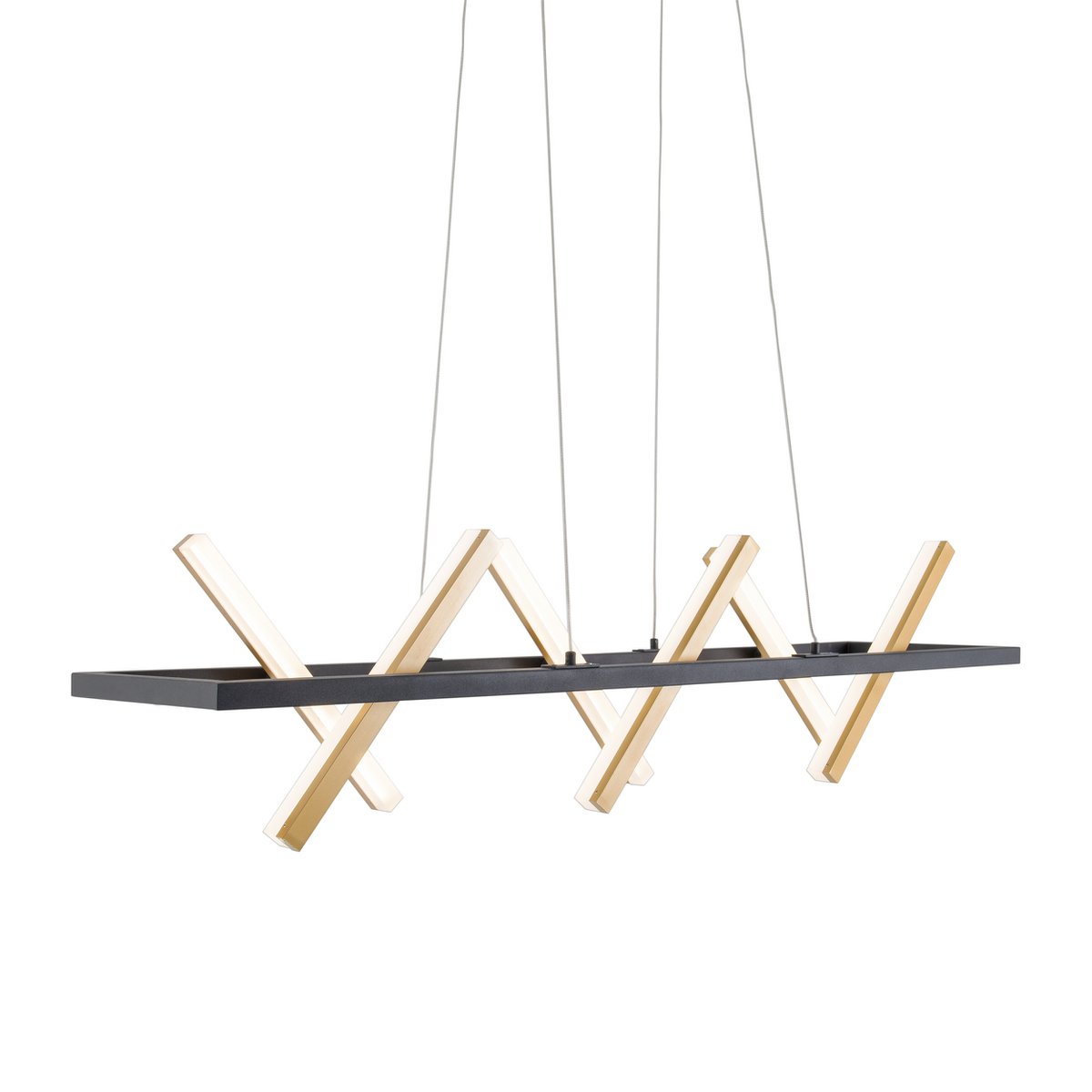 LED hanglamp "Cadice" l: 100cm goud