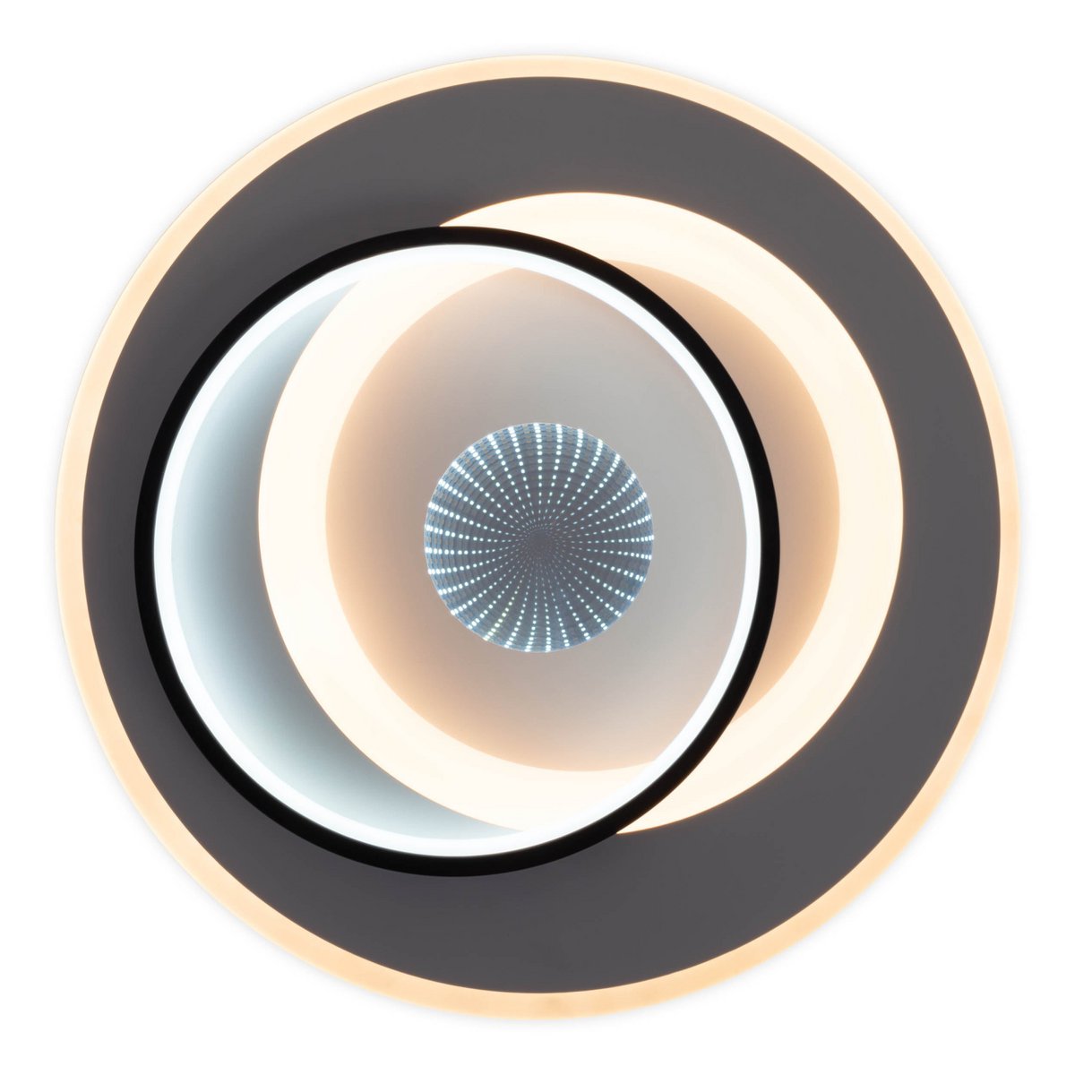 LED -plafondlicht 3D -effect "malea" Ø 49 cm, met veel functies, waaronder afstandsbediening