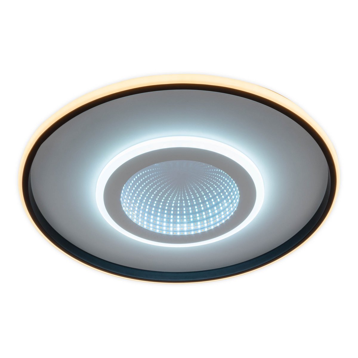 LED -plafondlicht 3D -effect "Redona" Ø 50 cm, met veel functies, inclusief afstandsbediening inbegrepen