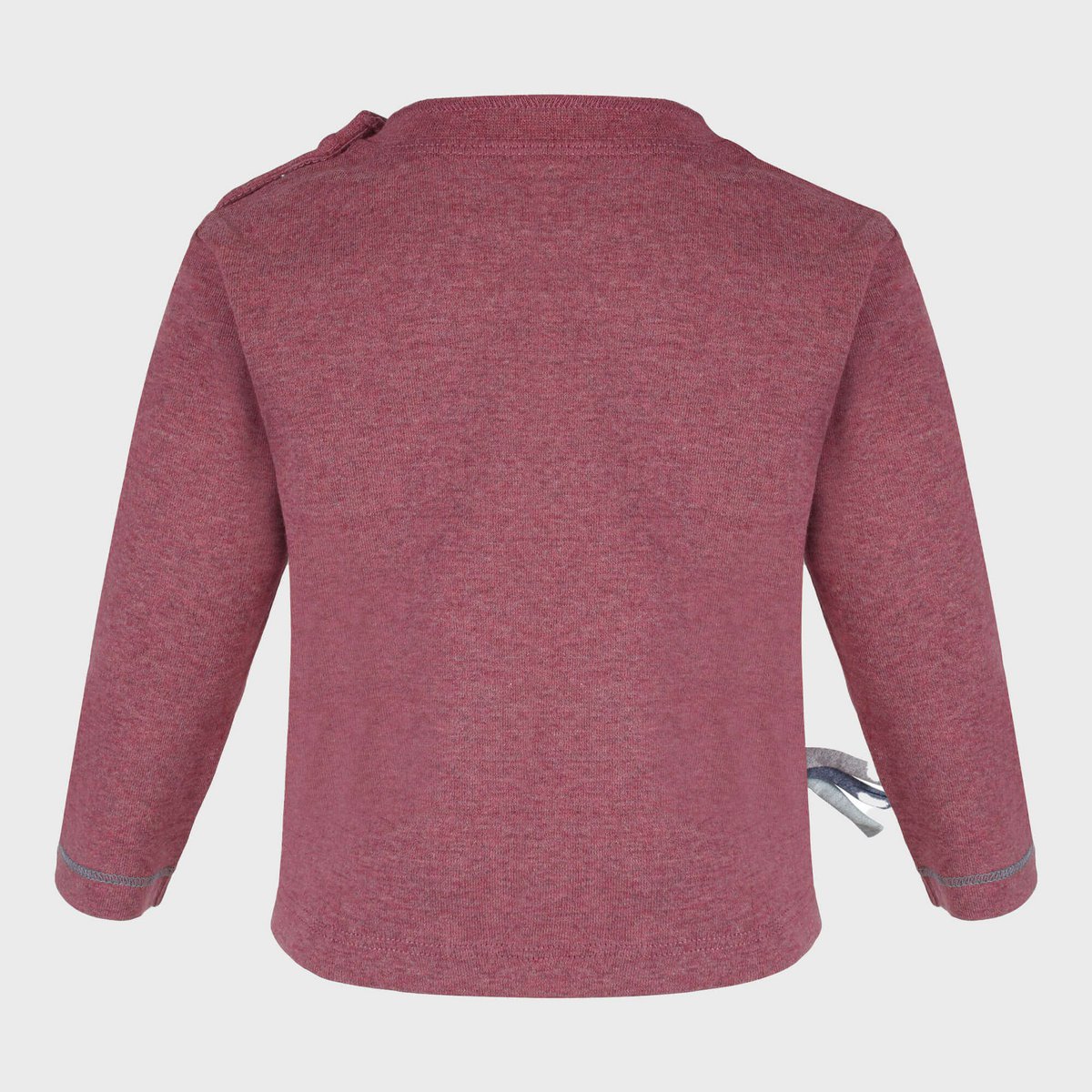 OrganicEra biologische baby-l/s-t-shirt, bordeaux