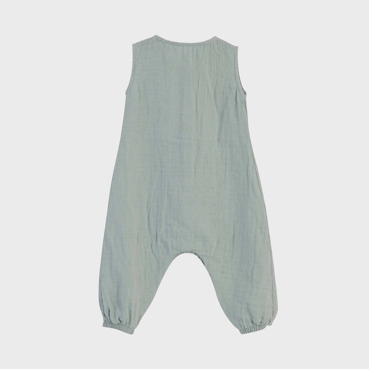 OrganicEra biologische mousseline overall, aqua
