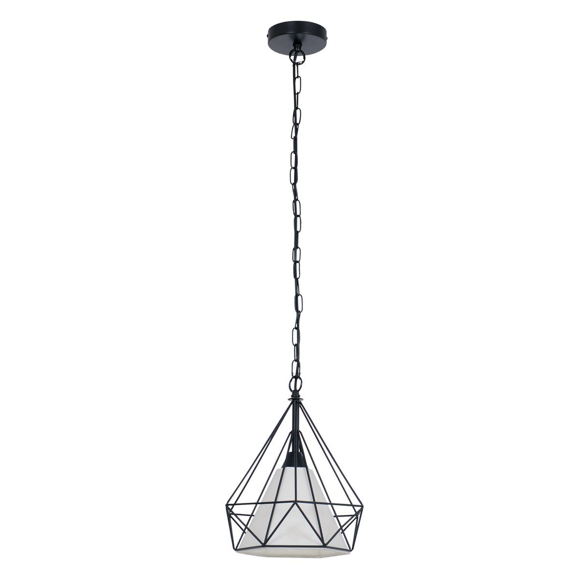 Metal hanglamp "Alex" D: 29 cm zwart