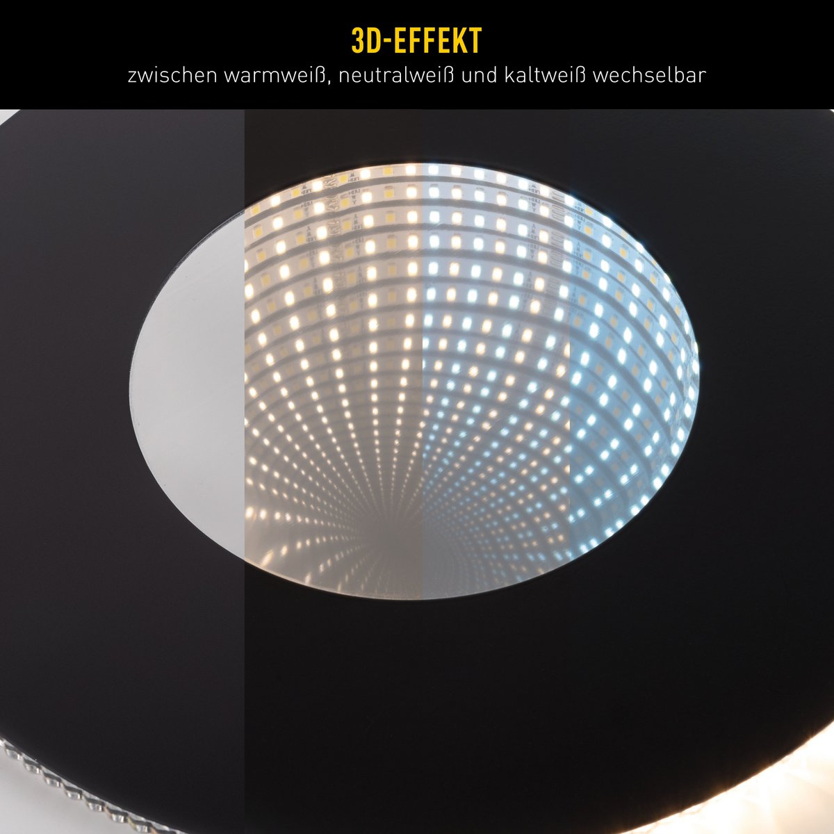 LED -plafondlicht "EVA" D: 49cm