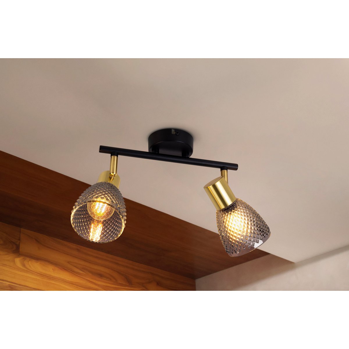 2 Spot plafondlicht "Lindita" exclusief lampen