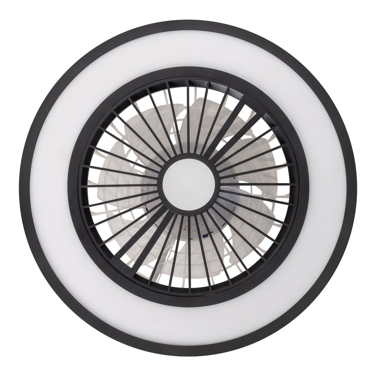 LED -plafondlichten + ventilator "arrioso" Ø 54 cm, gemaakt van metaal en plastic, met veel functies