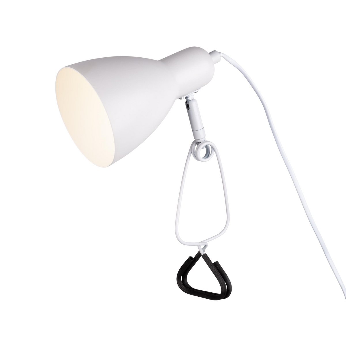 Klemtafels "Mara" Matt White voor E14 Max. 18 Watt, voor interieurs, 28 cm hoog
