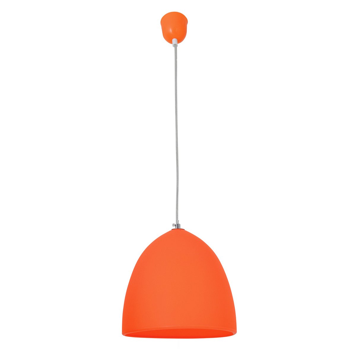 Siliconen hanger lamp "Catinus" Ø 25 cm, gemaakt van oranje siliconen, E27