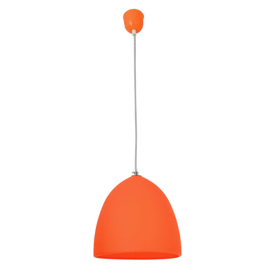 Siliconen hanger lamp "Catinus" Ø 25 cm, gemaakt van oranje siliconen, E27