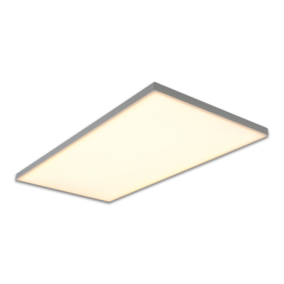LED -paneel plafondlamp "Carente" lengte 59,5 cm, frameless, vele functies, gemaakt van metaal en plastic, witte, geïntegreerde LED's