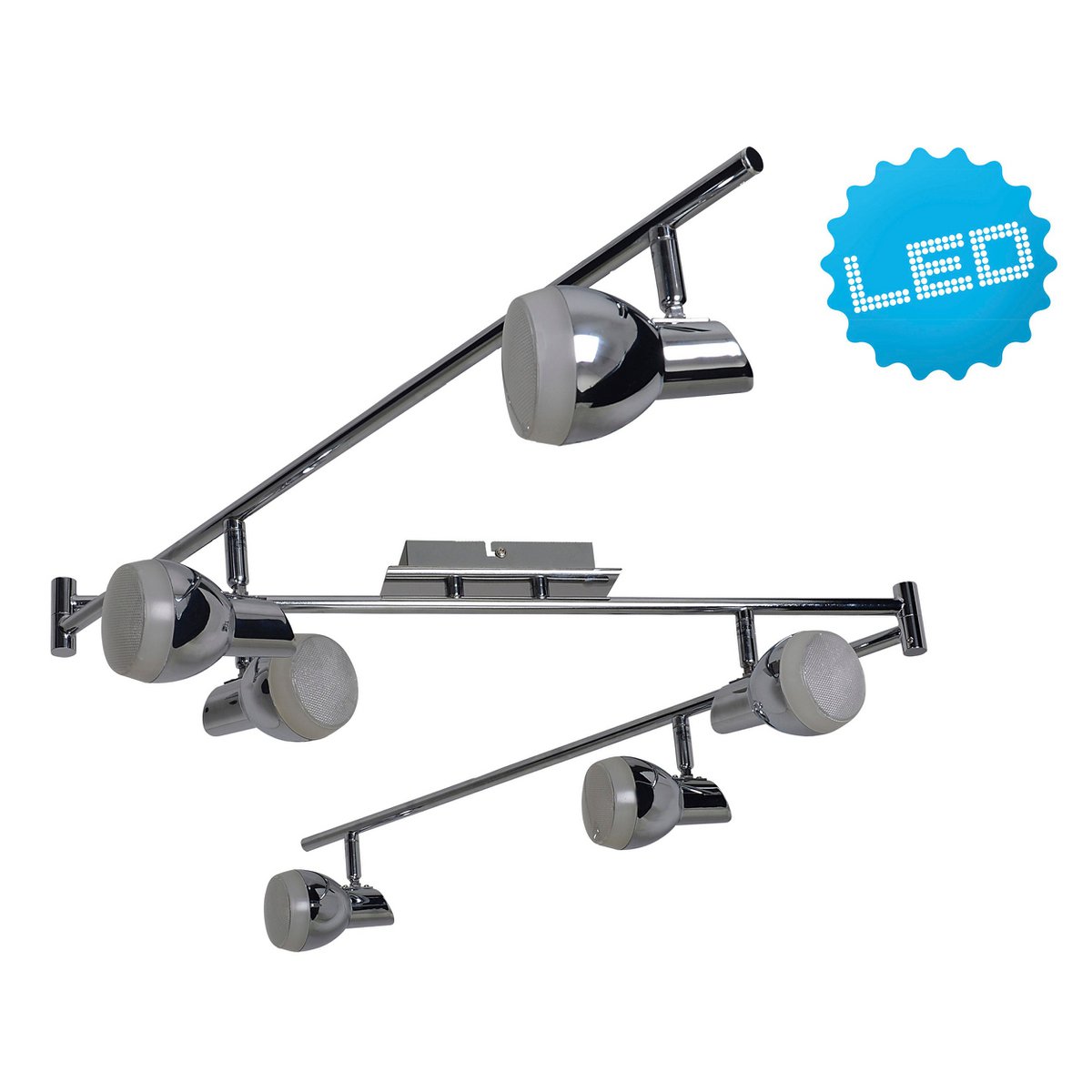 LED -plafondspoor "Chromey"