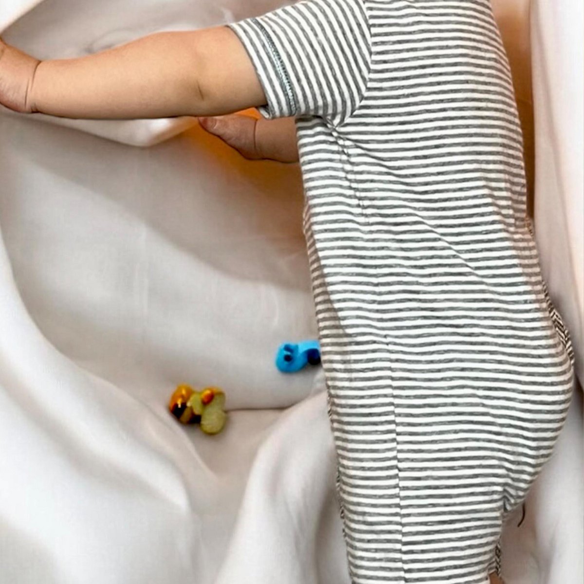 OrganicEra Biologische babyromper, grijs
