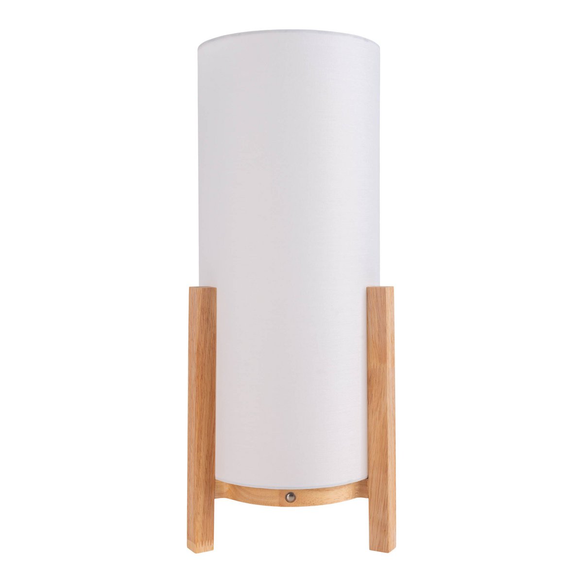 Ackitical Lamp "Madita" 48 cm hoog, in wit/natuur, met geïntegreerde LED, dimbaar met aanraaksensor