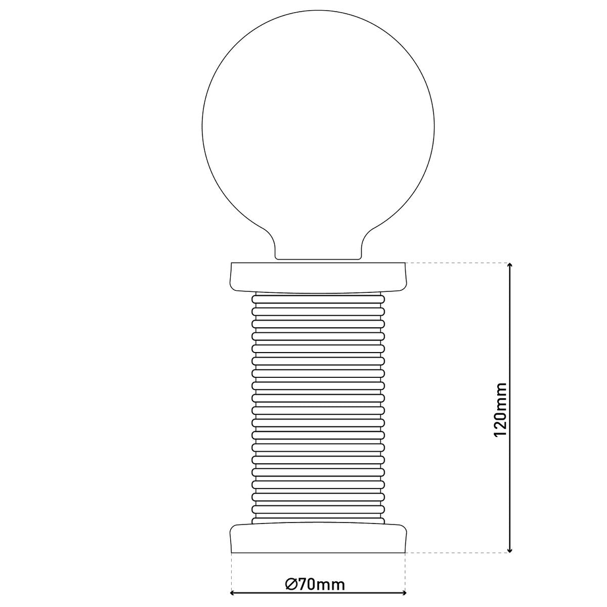 Tafellamp max. 12 cm hoog, decoratieve tafellamp gemaakt van metaal en plastic en textielmateriaal in turquoise wit, E27 -versie, tafellamp voor eetkamer, keuken, kinderkamer, gang