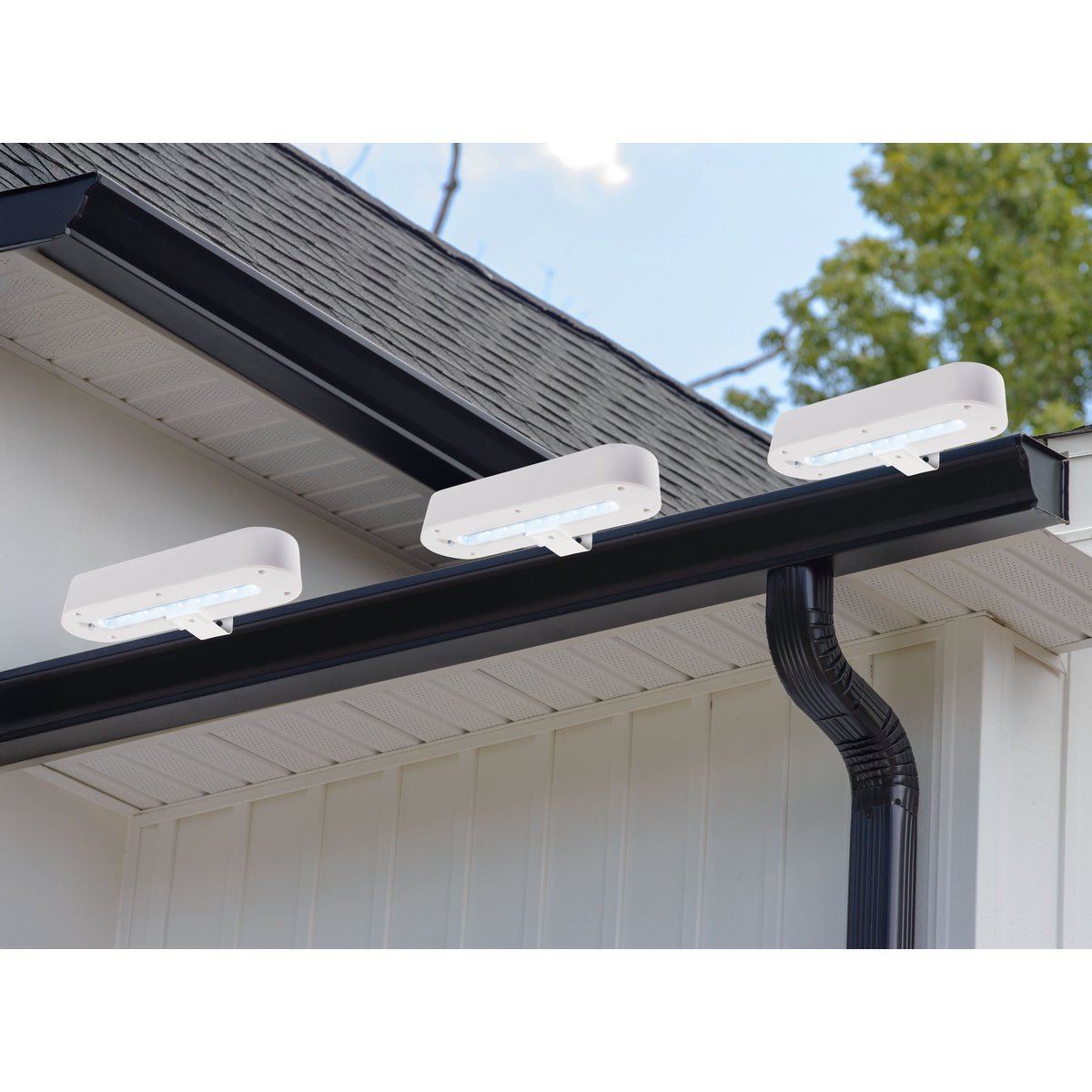 LED Solar Lamp "Garden Light" (3 Set) Wit