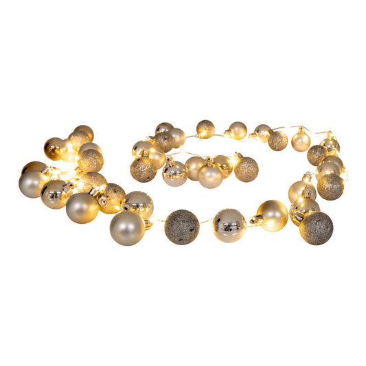 LED Outdoor Christmas Light Chain L: 250 cm goud