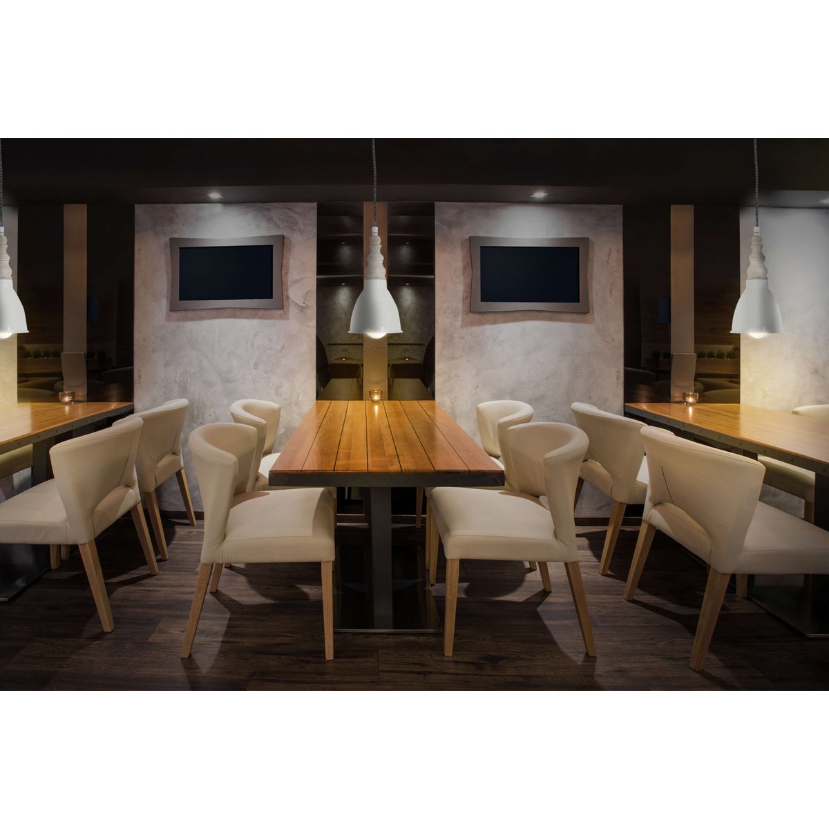 Metal hanglamp "Delhi" retro klassiek gemaakt van metaal en natuurlijke materialen in beige, e27