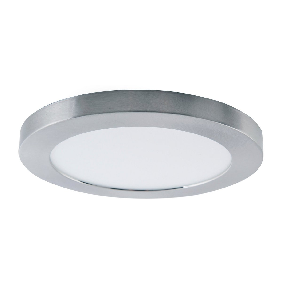 LED -plafondlamp "bonus", functie, metalen plafondlamp en plastic, ringen in chroom en wit kunnen worden gewijzigd, met stevig ingebouwde LED's, 22,5 cm diameter