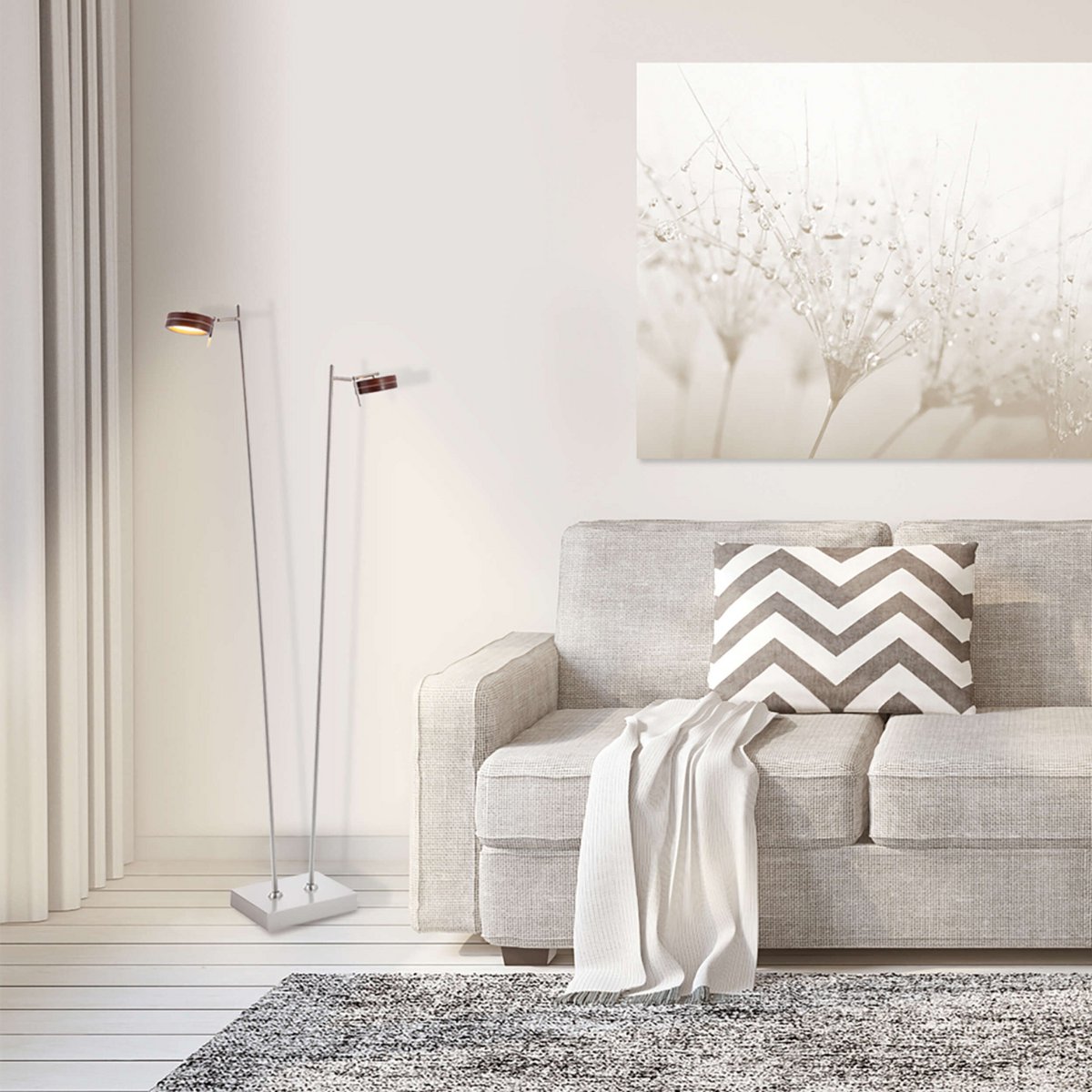 LED vloerlamp "Triberg"