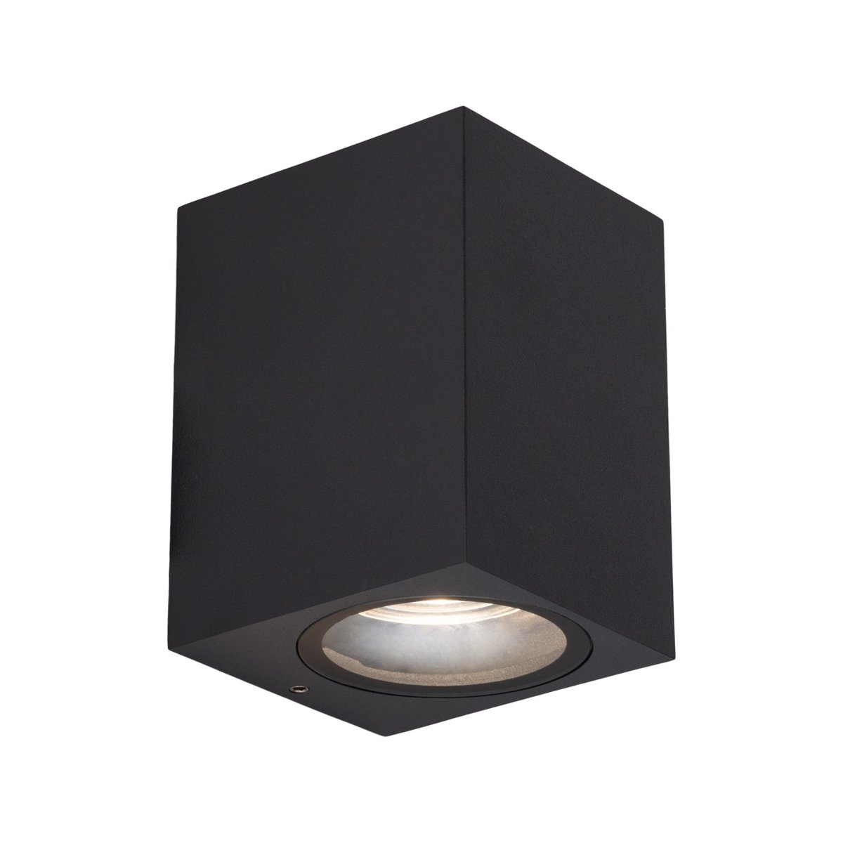 Buiten wandlamp "Cubus", gemaakt van metaal en glas in antraciet, GU10 Socket