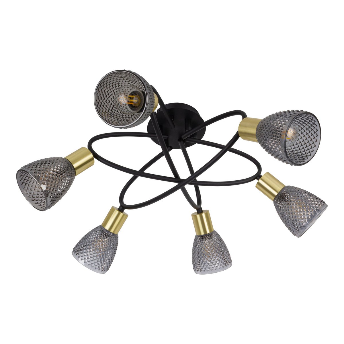 6 -Seater Spot plafondlamp "Lindita" exclusief illuminant