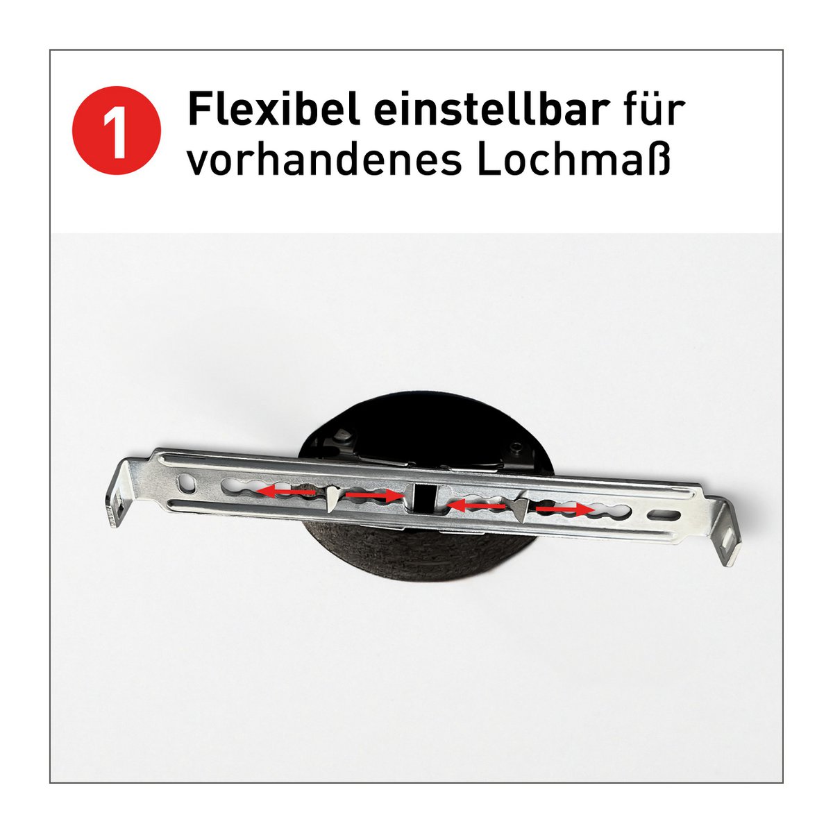 LED-plafondlamp "bonus" Ø16,5 cm, functionele lichtinstallatie en structuur mogelijk, plafondlamp gemaakt van metaal en plastic in wit, met stevig ingebouwde LED's, waaronder CCT-kleurwisselaar