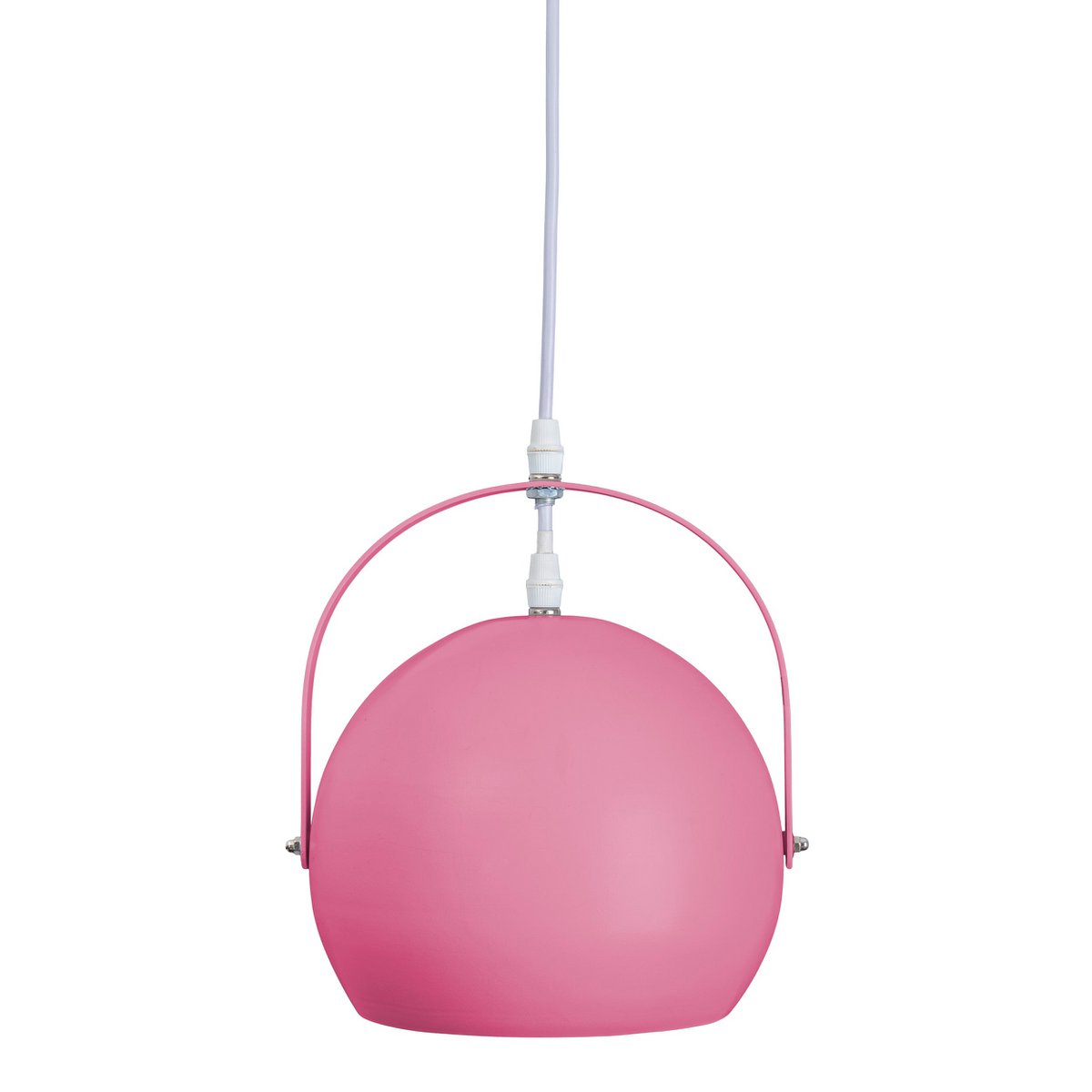 Hanger lamp "Colorado" roze Ø ca. 25 cm, metaal, E27 -aansluiting, verlichting voor woonkamer, eetkamer, kinderkamer