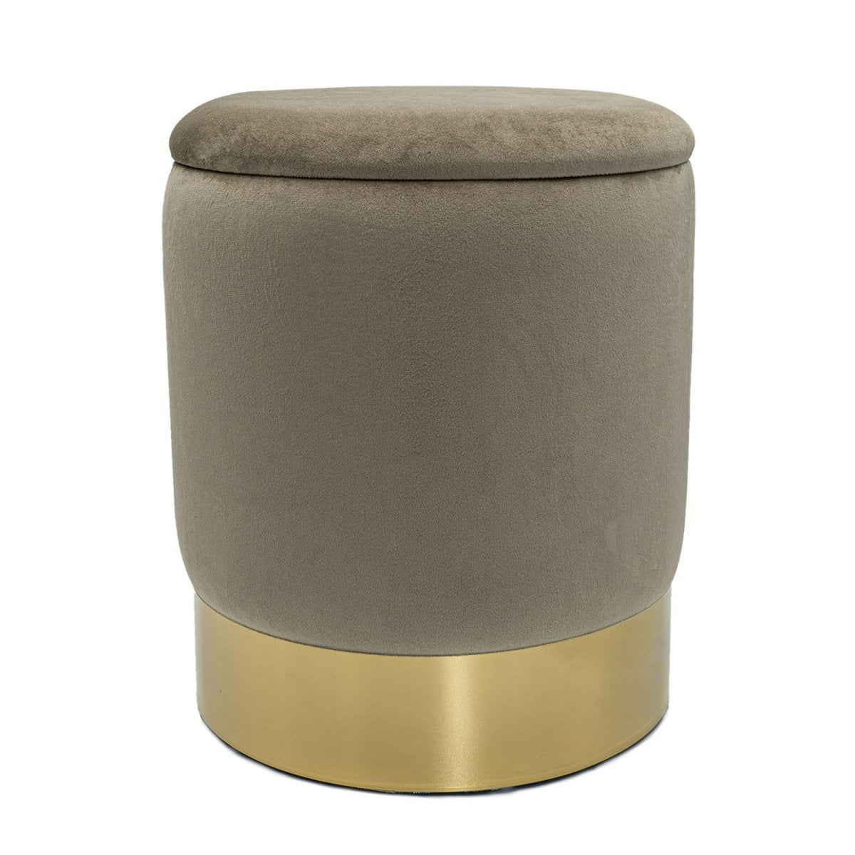 Velvet ontlasting decoratie -ontlasting en Pouf Decopouf Velours Stool met opslagruimte u.