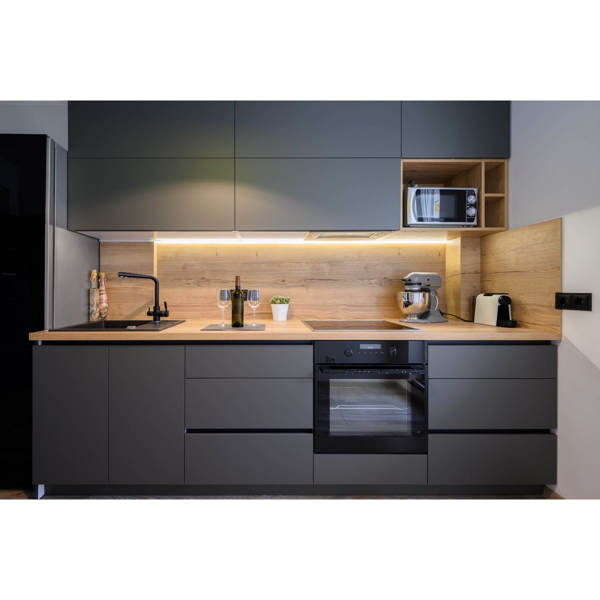 COB-LED-STRIPE LENGTE 3 M, CCT-functie, gemaakt van plastic helder/transparant, met geïntegreerde LED's