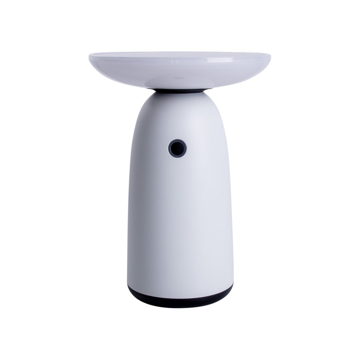 LED Solar Lamp "ADA" Wit voor de externe LED -tafellamp gemaakt van metaal en plastic, met stevig geïnstalleerde LED's, zonnelamp 22,5 x 16 cm