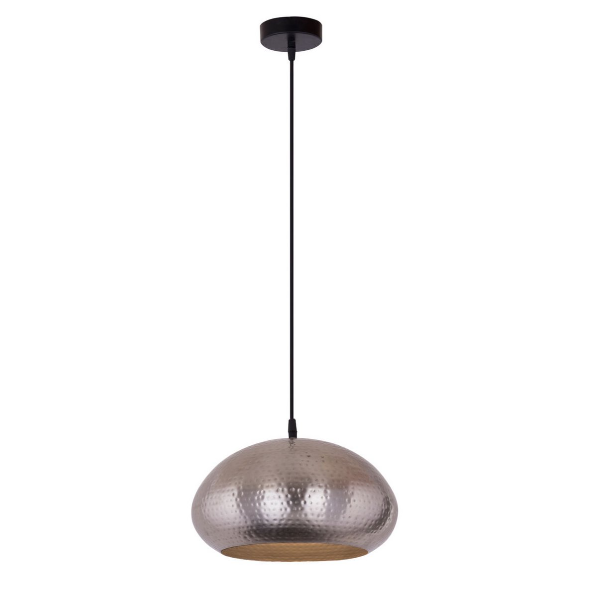 Hangende lamp hanglamp hintlamp metalen eettafel plafondlamp gehembled goud/zilver vintage