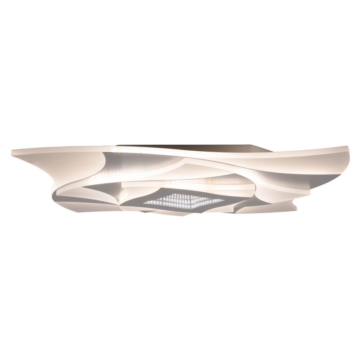 LED -plafondlamp 3D -effect "liora" Ø 48 cm, met veel functies, waaronder afstandsbediening