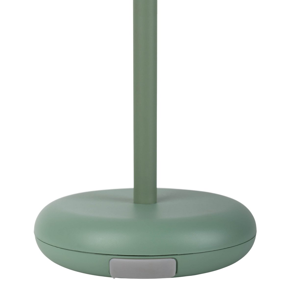 Noteloze tabletlamp "PASI" voor buiten en binnen, gemaakt van metaal en plastic in mint, dimbaar, met aanraking en geheugenfunctie, ca. 26 cm hoog
