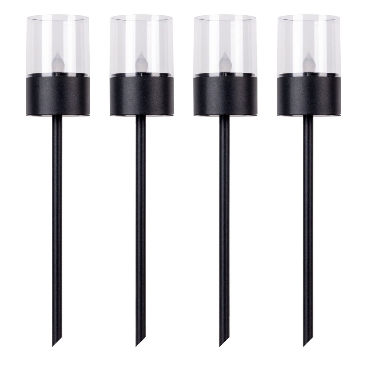 4er set Solar-/Dekoerdspieß
