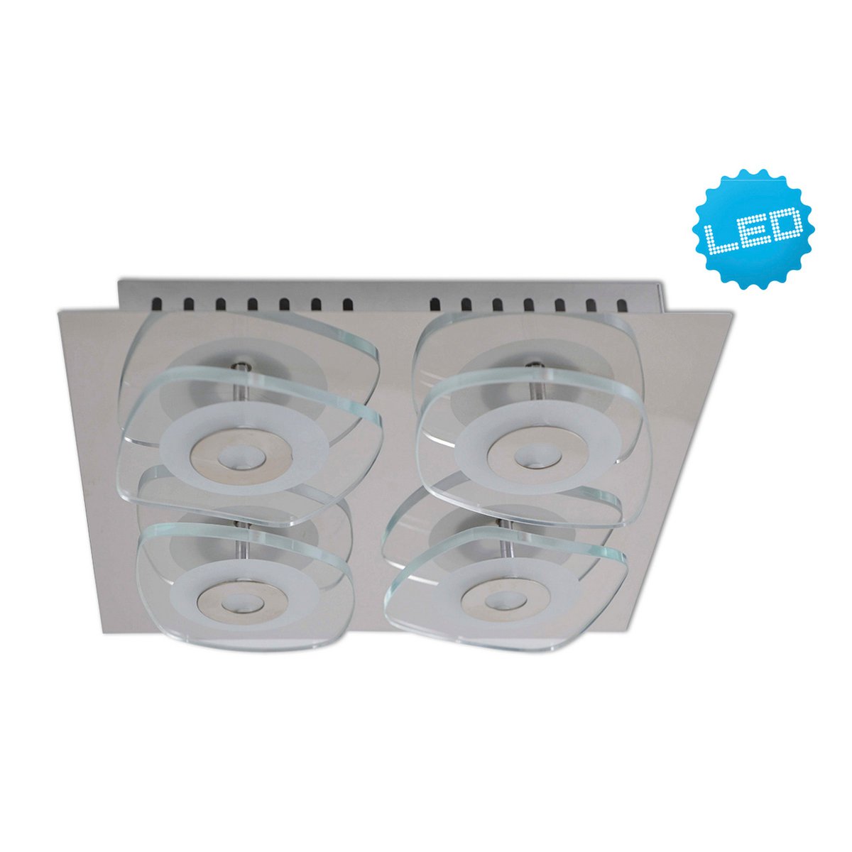 LED wand- en plafondlamp "Lucca"