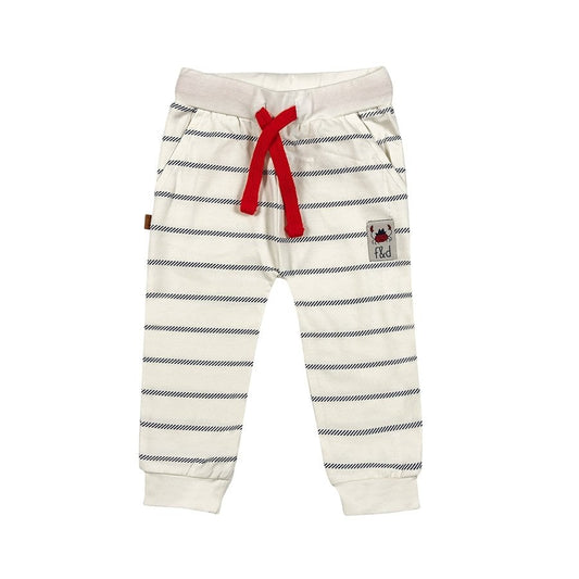 Piratenbroek Strepen Off-White | Gebroken wit