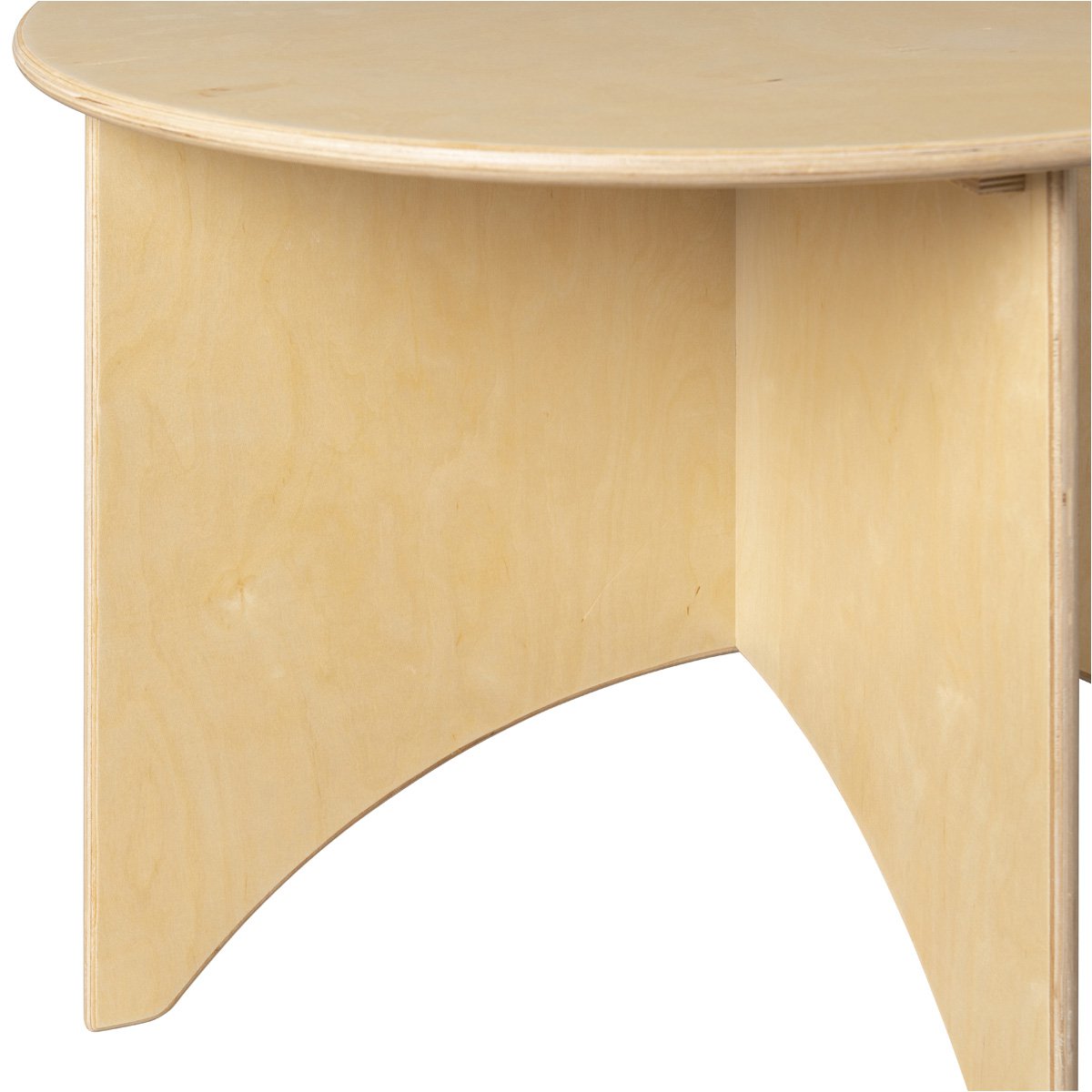 Pertina - Van Dijk Toys houten ronde kinder tafel Apollo voor Kleuters - Ø75 cm hoogte 60 cm